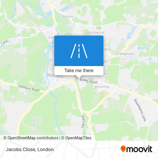 Jacobs Close map