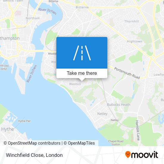 Winchfield Close map