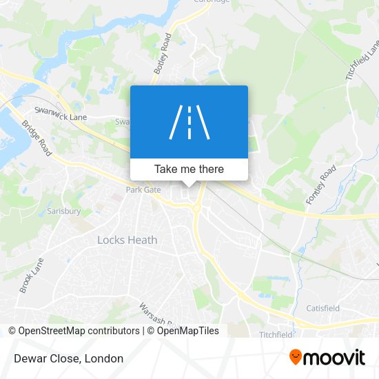 Dewar Close map
