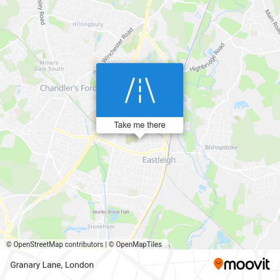 Granary Lane map
