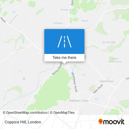 Coppice Hill map