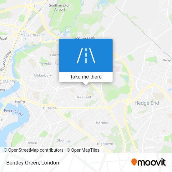 Bentley Green map