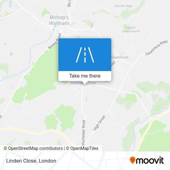 Linden Close map