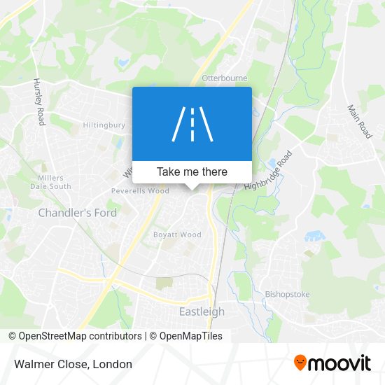 Walmer Close map