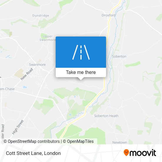 Cott Street Lane map