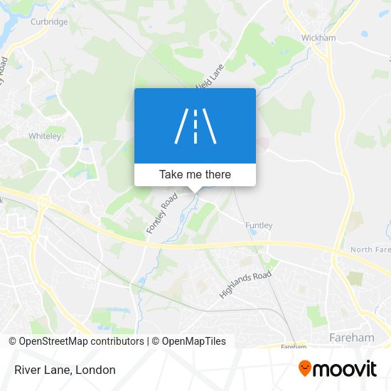 River Lane map