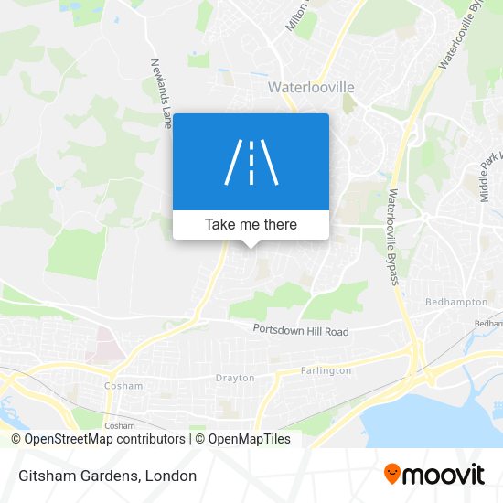 Gitsham Gardens map