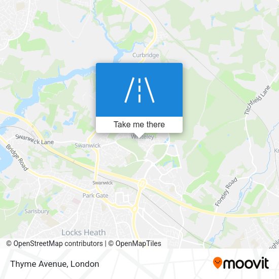 Thyme Avenue map