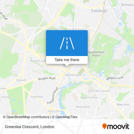 Greenlea Crescent map