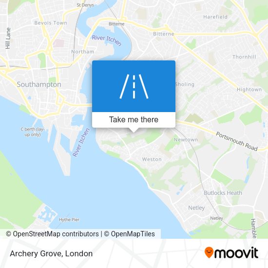 Archery Grove map