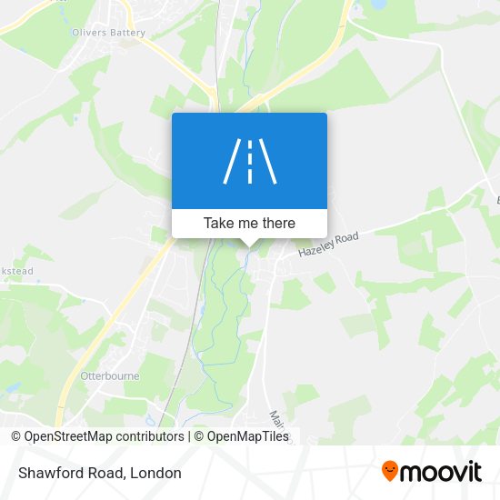 Shawford Road map