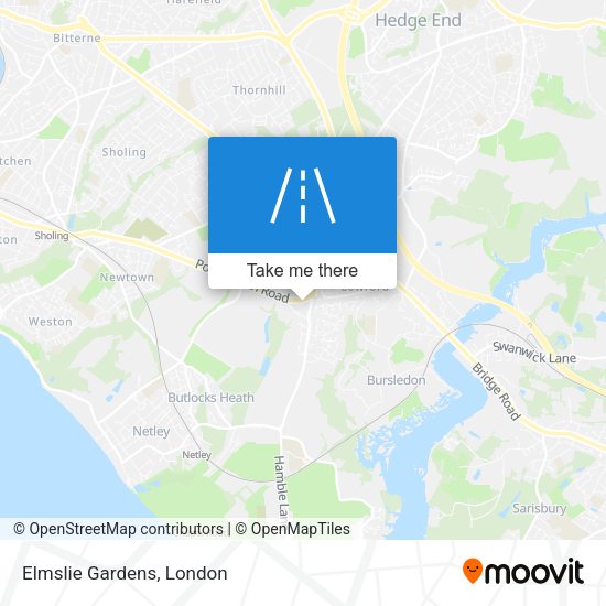 Elmslie Gardens map