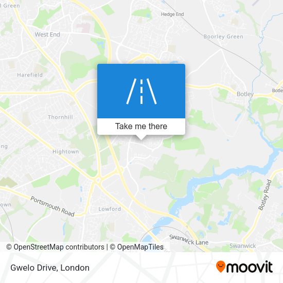 Gwelo Drive map