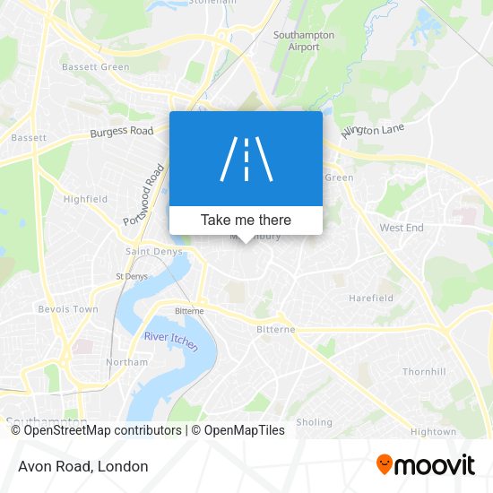 Avon Road map
