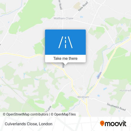 Culverlands Close map