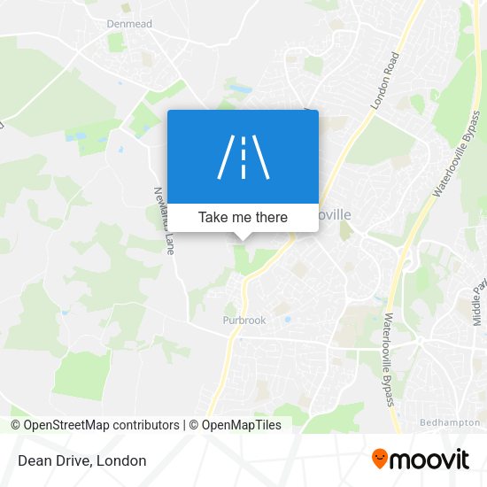 Dean Drive map