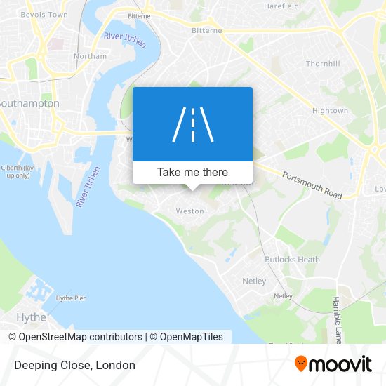 Deeping Close map