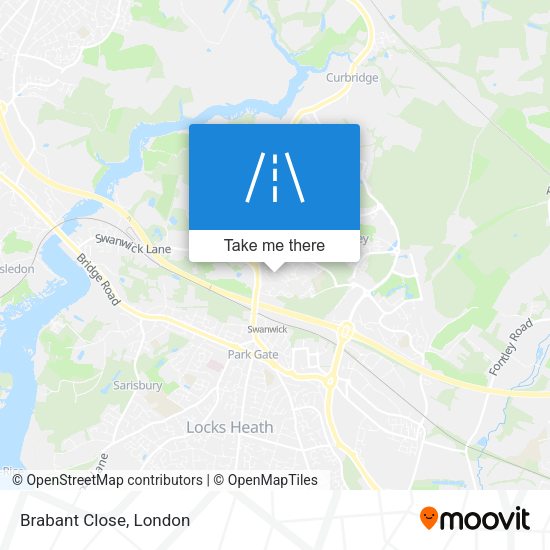 Brabant Close map