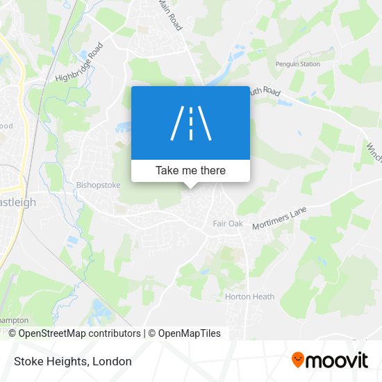 Stoke Heights map