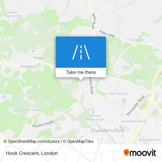 Hook Crescent map