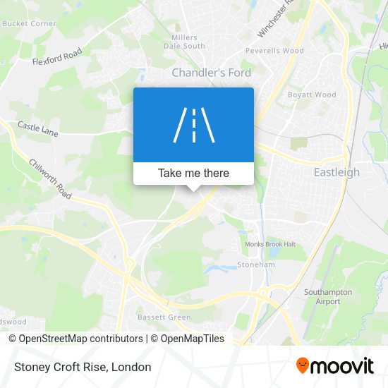 Stoney Croft Rise map