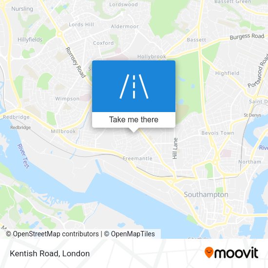 Kentish Road map