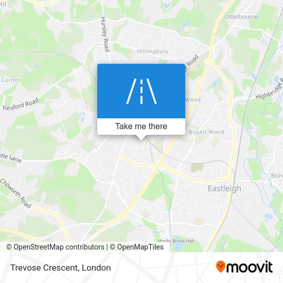 Trevose Crescent map