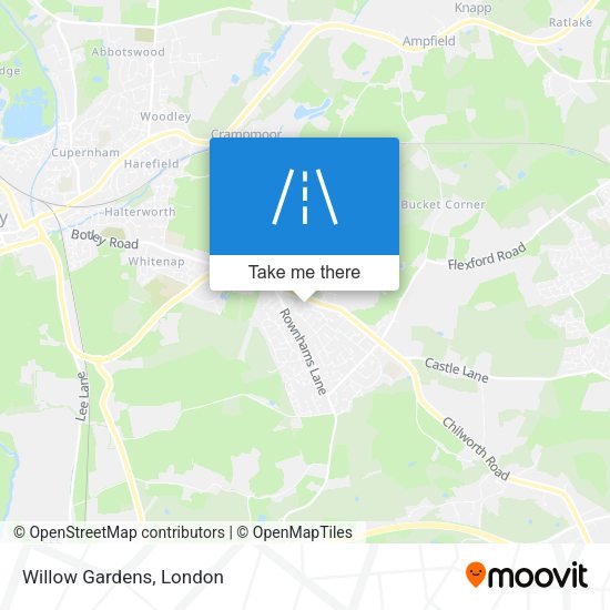 Willow Gardens map