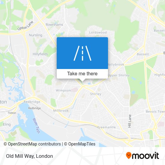 Old Mill Way map