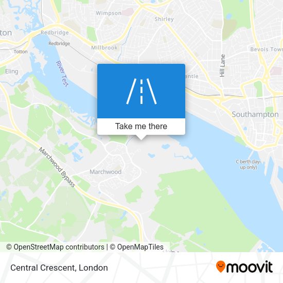 Central Crescent map