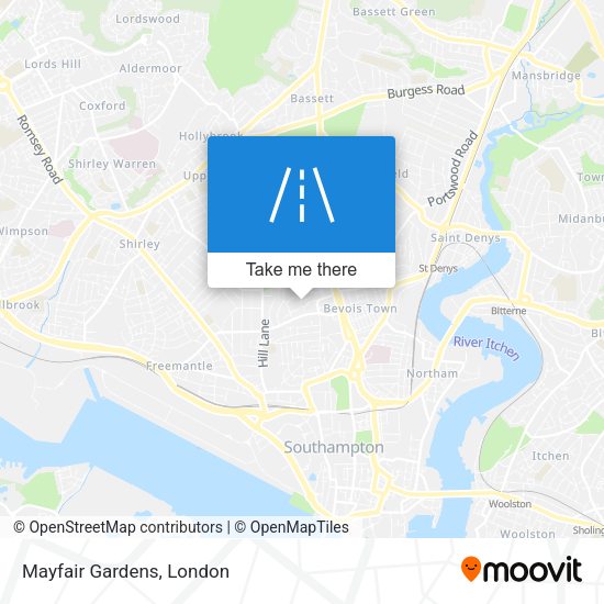 Mayfair Gardens map