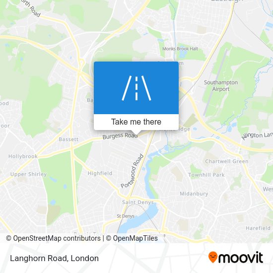 Langhorn Road map