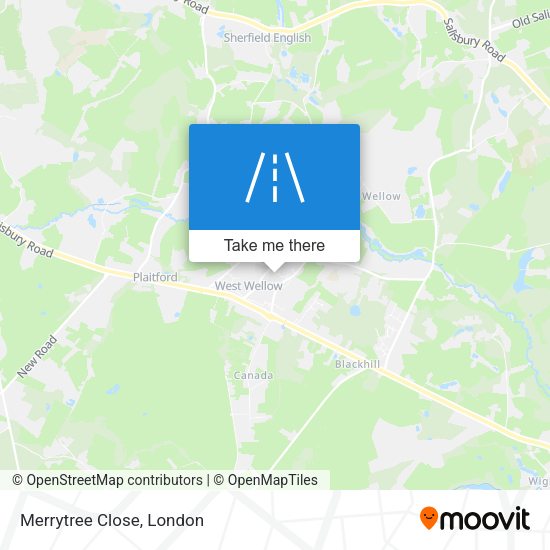 Merrytree Close map