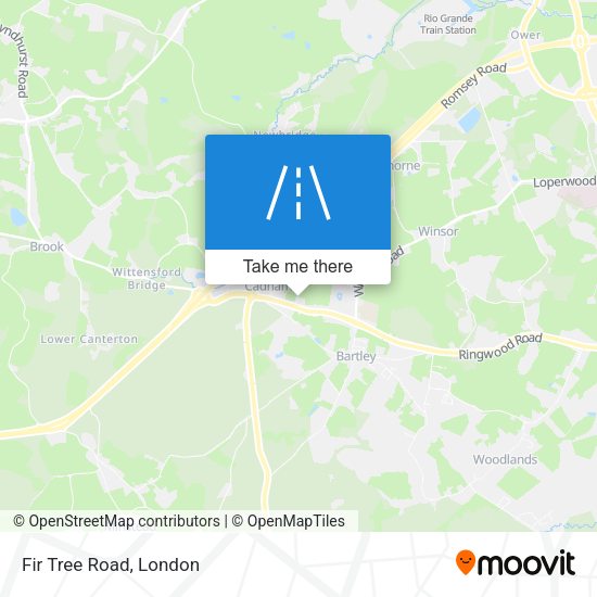 Fir Tree Road map
