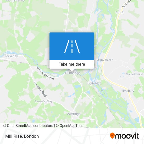 Mill Rise map