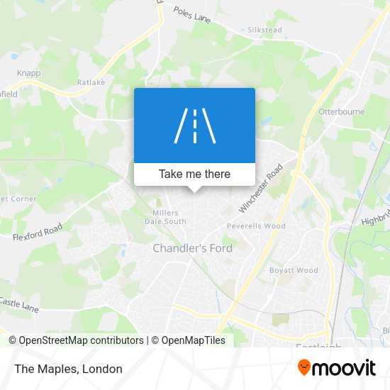 The Maples map