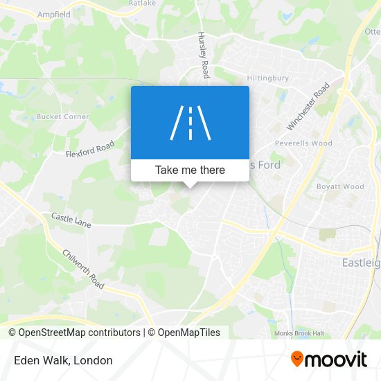 Eden Walk map