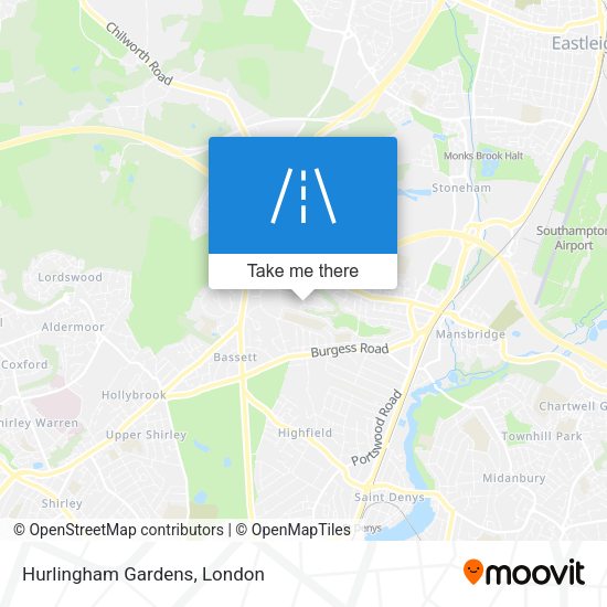 Hurlingham Gardens map