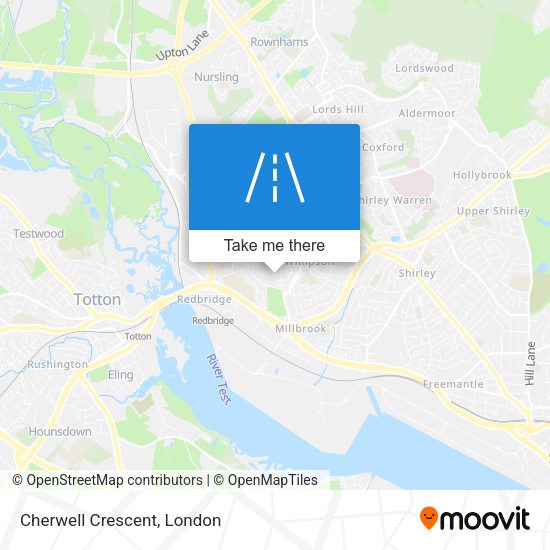 Cherwell Crescent map