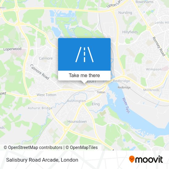 Salisbury Road Arcade map