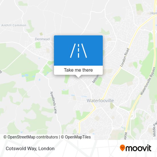 Cotswold Way map