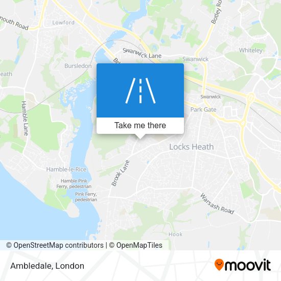 Ambledale map