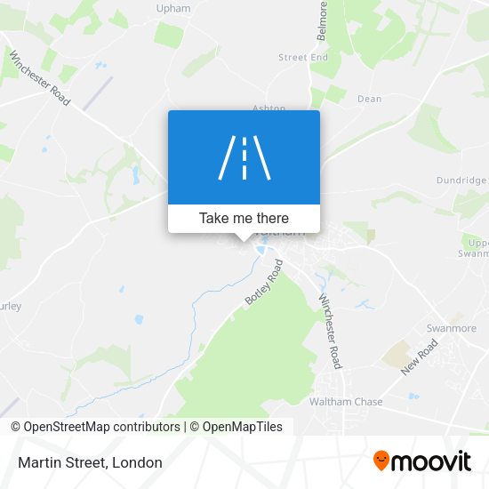 Martin Street map