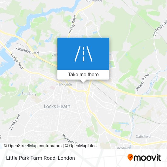 Little Park Farm Road map