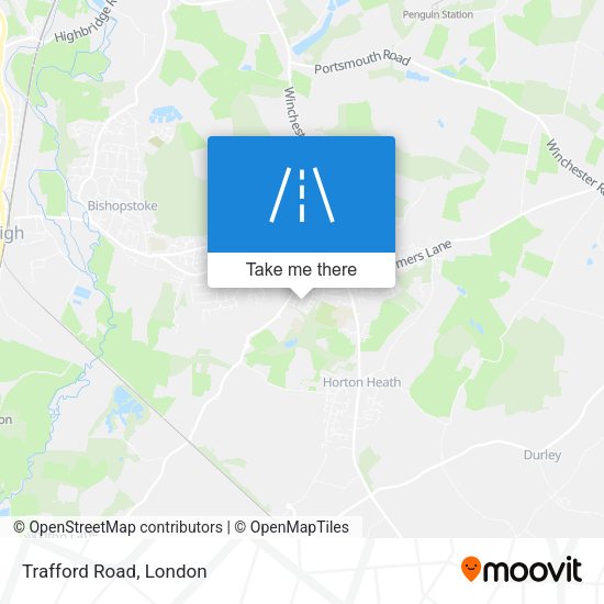Trafford Road map