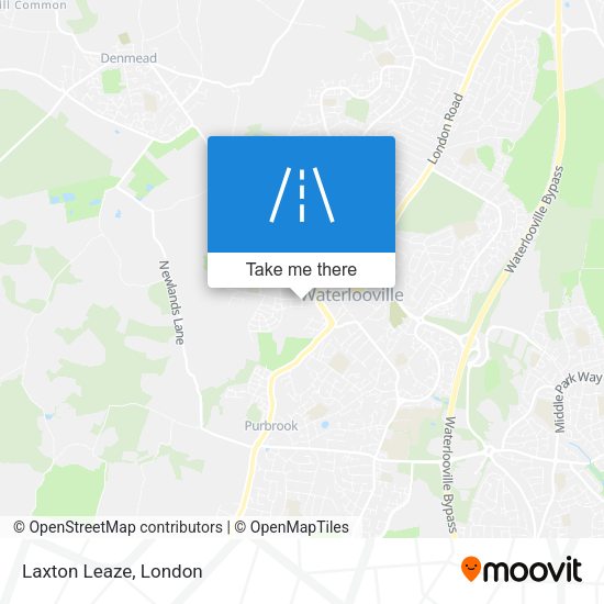 Laxton Leaze map