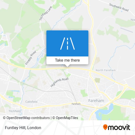 Funtley Hill map