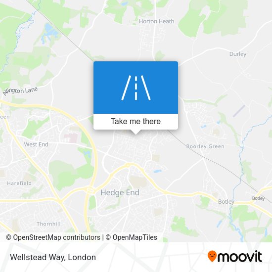 Wellstead Way map
