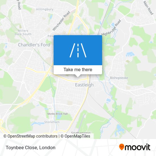 Toynbee Close map
