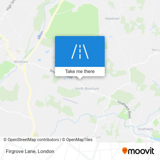 Firgrove Lane map